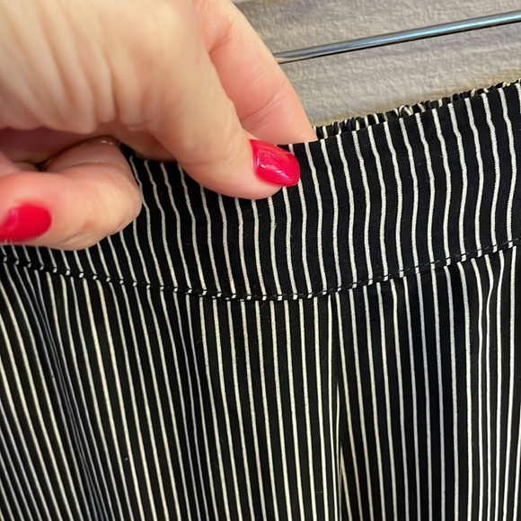 IOANNA KOURBELA basic slight ballon silhouette pants elasticized cuffs pull on S - Picture 5 of 14